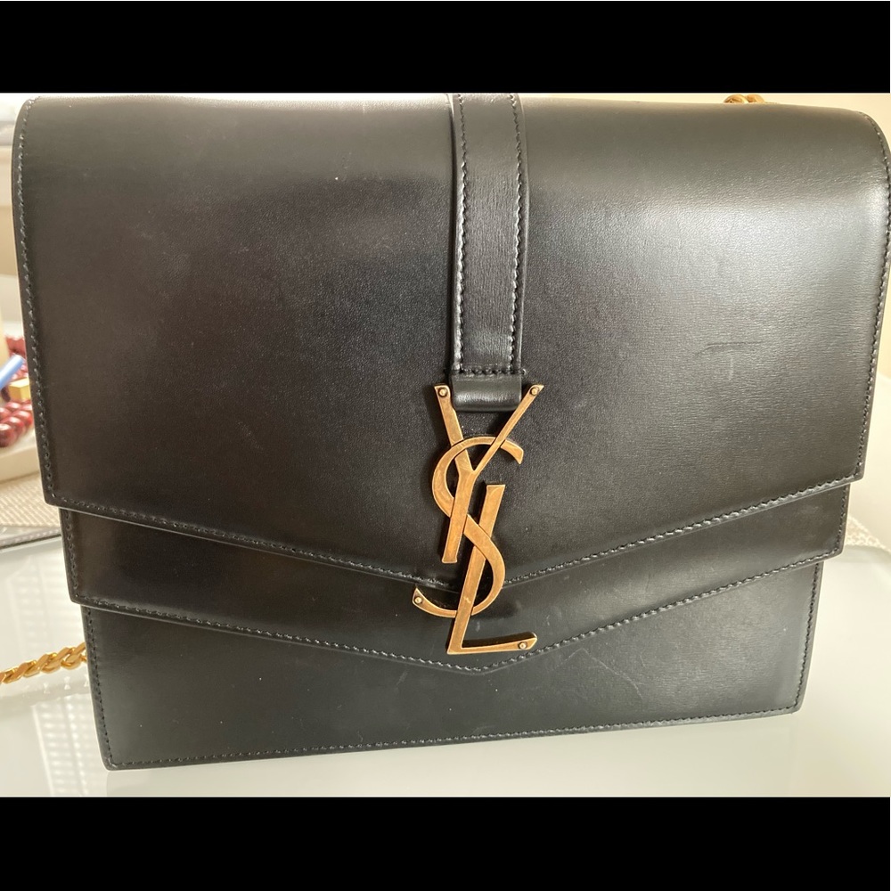 Authentic BLK YSL Purse
